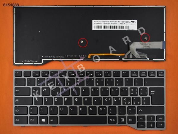 Клавіатура до ноутбука Fujitsu Lifebook E733